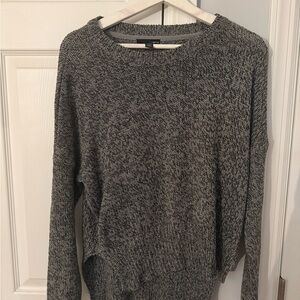Aqua grey and black sweater